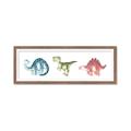 Picture of Dino Line _GroupedProduct_Panel_Landscape_Mini_ _GroupedProduct_Panel_Landscape_Framed_Matted_