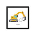Picture of Digger _GroupedProduct_Square_Mini_ _GroupedProduct_Square_Framed_Matted_