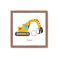 Picture of Digger _GroupedProduct_Square_Mini_ _GroupedProduct_Square_Framed_Matted_