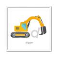 Picture of Digger _GroupedProduct_Square_Mini_ _GroupedProduct_Square_Framed_Matted_