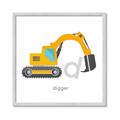 Picture of Digger _GroupedProduct_Square_Mini_ _GroupedProduct_Square_Framed_Matted_