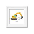 Picture of Digger _GroupedProduct_Square_Mini_ _GroupedProduct_Square_Framed_Matted_