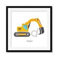 Picture of Digger _GroupedProduct_Square_Mini_ _GroupedProduct_Square_Framed_Matted_