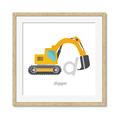 Picture of Digger _GroupedProduct_Square_Mini_ _GroupedProduct_Square_Framed_Matted_