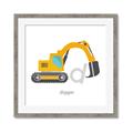 Picture of Digger _GroupedProduct_Square_Mini_ _GroupedProduct_Square_Framed_Matted_
