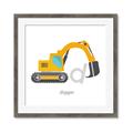 Picture of Digger _GroupedProduct_Square_Mini_ _GroupedProduct_Square_Framed_Matted_