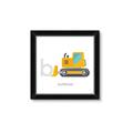 Picture of Bulldozer _GroupedProduct_Square_Mini_ _GroupedProduct_Square_Framed_Matted_