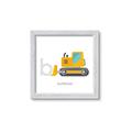 Picture of Bulldozer _GroupedProduct_Square_Mini_ _GroupedProduct_Square_Framed_Matted_