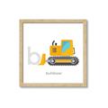 Picture of Bulldozer _GroupedProduct_Square_Mini_ _GroupedProduct_Square_Framed_Matted_