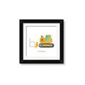 Picture of Bulldozer _GroupedProduct_Square_Mini_ _GroupedProduct_Square_Framed_Matted_