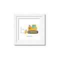 Picture of Bulldozer _GroupedProduct_Square_Mini_ _GroupedProduct_Square_Framed_Matted_