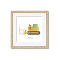Picture of Bulldozer _GroupedProduct_Square_Mini_ _GroupedProduct_Square_Framed_Matted_
