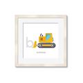 Picture of Bulldozer _GroupedProduct_Square_Mini_ _GroupedProduct_Square_Framed_Matted_