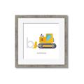 Picture of Bulldozer _GroupedProduct_Square_Mini_ _GroupedProduct_Square_Framed_Matted_
