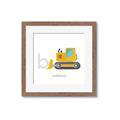 Picture of Bulldozer _GroupedProduct_Square_Mini_ _GroupedProduct_Square_Framed_Matted_