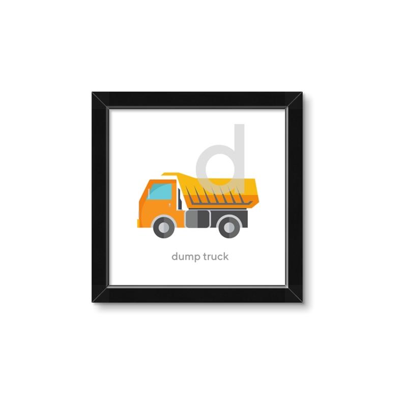 Picture of Dumptruck  _GroupedProduct_Square_Mini_ _GroupedProduct_Square_Framed_Matted_