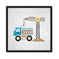 Picture of Work Site I  _GroupedProduct_Square_Mini_ _GroupedProduct_Square_Framed_Matted_