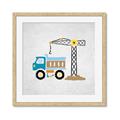 Picture of Work Site I  _GroupedProduct_Square_Mini_ _GroupedProduct_Square_Framed_Matted_