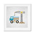 Picture of Work Site I  _GroupedProduct_Square_Mini_ _GroupedProduct_Square_Framed_Matted_
