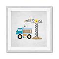 Picture of Work Site I  _GroupedProduct_Square_Mini_ _GroupedProduct_Square_Framed_Matted_