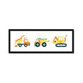 Picture of Truck Line I _GroupedProduct_Panel_Landscape_Mini_ _GroupedProduct_Panel_Landscape_Framed_Matted_