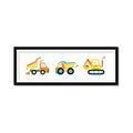 Picture of Truck Line I _GroupedProduct_Panel_Landscape_Mini_ _GroupedProduct_Panel_Landscape_Framed_Matted_