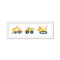 Picture of Truck Line I _GroupedProduct_Panel_Landscape_Mini_ _GroupedProduct_Panel_Landscape_Framed_Matted_