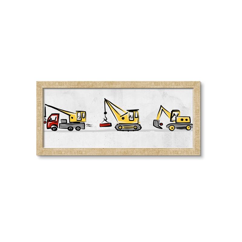 Picture of Working Hard II bright _GroupedProduct_Panel_Landscape_Mini_ _GroupedProduct_Panel_Landscape_Framed_Matted_