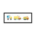 Picture of Truck Line II  _GroupedProduct_Panel_Landscape_Mini_ _GroupedProduct_Panel_Landscape_Framed_Matted_