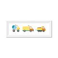 Picture of Truck Line II  _GroupedProduct_Panel_Landscape_Mini_ _GroupedProduct_Panel_Landscape_Framed_Matted_