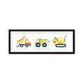 Picture of Truck Line III  _GroupedProduct_Panel_Landscape_Mini_ _GroupedProduct_Panel_Landscape_Framed_Matted_