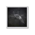 Picture of Blueprint Jet I _GroupedProduct_Square_Mini_ _GroupedProduct_Square_Framed_Matted_