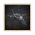 Picture of Blueprint Jet I _GroupedProduct_Square_Mini_ _GroupedProduct_Square_Framed_Matted_
