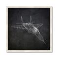 Picture of Blueprint Jet I _GroupedProduct_Square_Mini_ _GroupedProduct_Square_Framed_Matted_