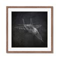 Picture of Blueprint Jet I _GroupedProduct_Square_Mini_ _GroupedProduct_Square_Framed_Matted_