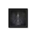 Picture of Blueprint Jet II _GroupedProduct_Square_Mini_ _GroupedProduct_Square_Framed_Matted_