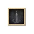 Picture of Blueprint Jet II _GroupedProduct_Square_Mini_ _GroupedProduct_Square_Framed_Matted_