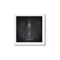 Picture of Blueprint Jet II _GroupedProduct_Square_Mini_ _GroupedProduct_Square_Framed_Matted_