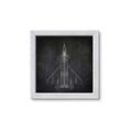 Picture of Blueprint Jet II _GroupedProduct_Square_Mini_ _GroupedProduct_Square_Framed_Matted_