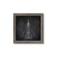 Picture of Blueprint Jet II _GroupedProduct_Square_Mini_ _GroupedProduct_Square_Framed_Matted_