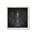 Picture of Blueprint Jet II _GroupedProduct_Square_Mini_ _GroupedProduct_Square_Framed_Matted_