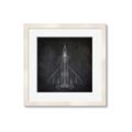 Picture of Blueprint Jet II _GroupedProduct_Square_Mini_ _GroupedProduct_Square_Framed_Matted_