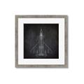 Picture of Blueprint Jet II _GroupedProduct_Square_Mini_ _GroupedProduct_Square_Framed_Matted_