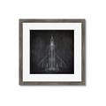 Picture of Blueprint Jet II _GroupedProduct_Square_Mini_ _GroupedProduct_Square_Framed_Matted_