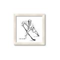 Picture of Hockey Sketch  _GroupedProduct_Square_Mini_ _GroupedProduct_Square_Framed_Matted_