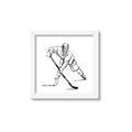 Picture of Hockey Sketch  _GroupedProduct_Square_Mini_ _GroupedProduct_Square_Framed_Matted_