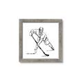 Picture of Hockey Sketch  _GroupedProduct_Square_Mini_ _GroupedProduct_Square_Framed_Matted_