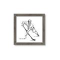 Picture of Hockey Sketch  _GroupedProduct_Square_Mini_ _GroupedProduct_Square_Framed_Matted_