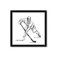 Picture of Hockey Sketch  _GroupedProduct_Square_Mini_ _GroupedProduct_Square_Framed_Matted_