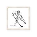 Picture of Hockey Sketch  _GroupedProduct_Square_Mini_ _GroupedProduct_Square_Framed_Matted_